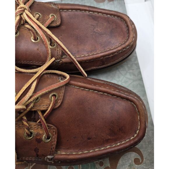 Sperry Top-Sider Men’s Boat Shoes CH08 Brown Leather Sz 12 M 0761742 Prepcore - Picture 3 of 11